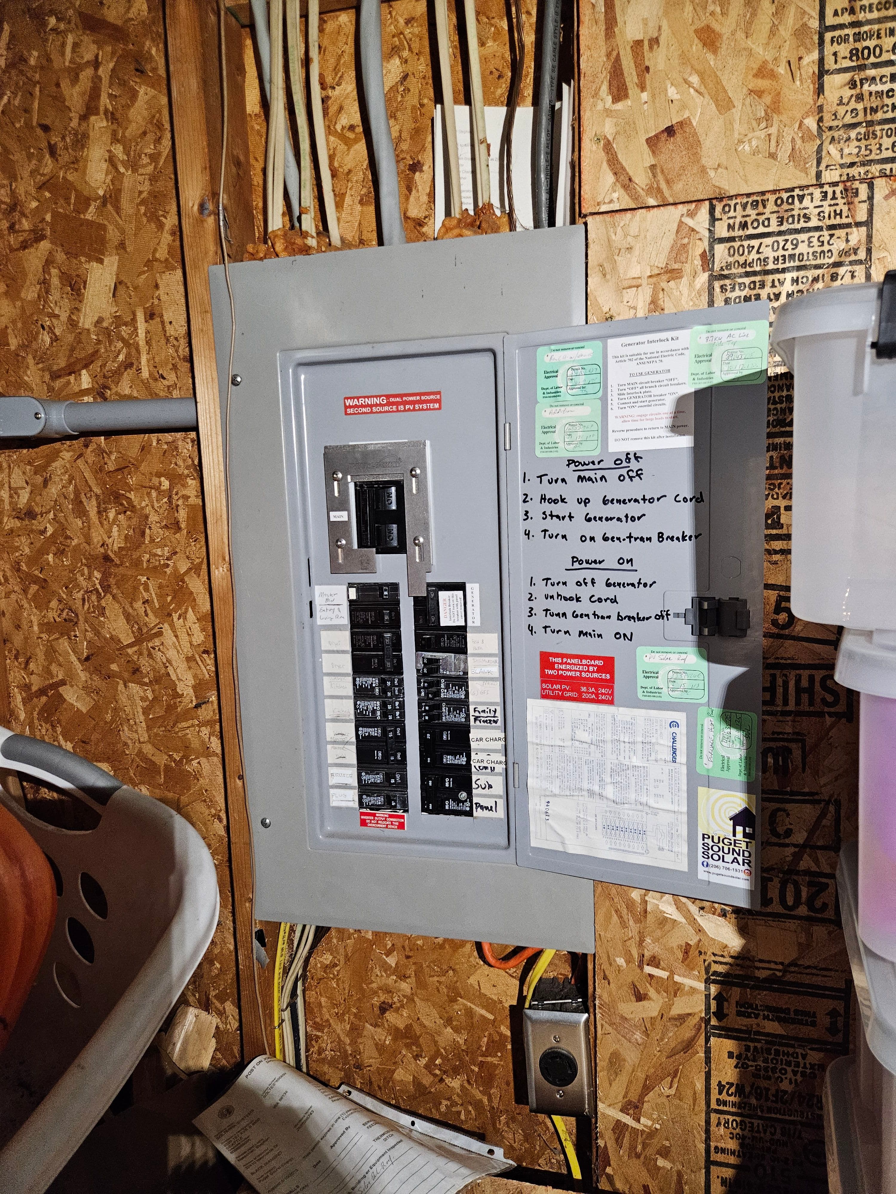 Project 200 Amp Panel Replacement for Safer Garage Setup image